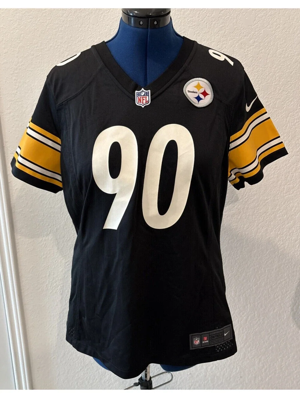 Nike T.J. Watt Pittsburgh Steelers #90 Game Jersey Women’s XL NWT NFL